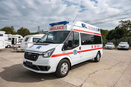 Ford Transit medische noodhulp ambulance wit 4×2 Diesel olie