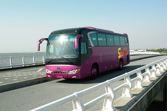 Roze 24-52 zitplaats bus Tour Bus Achter Achterrij 6x2 Diesel Minibus
