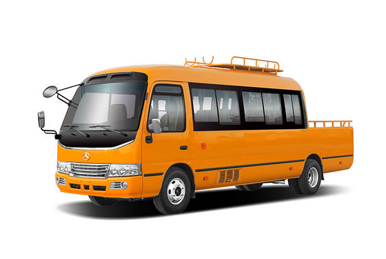 Jiangling Jingma 10-19 personen- en vrachtvervoer voertuig ingenieursvoertuig diesel tweewiel aandrijving 4×2 hand trans