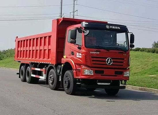 22 vierkante meter 10 meter Vier-assige dumptruck Diesel 3 zitplaatsen Achterste handgestuurde transmissie 8×4