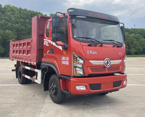 Dongfeng Diesel Dump Truck Tweewiel aandrijving Achter aandrijving 4×2 Handgeschakelde transmissie 8 vierkante meter