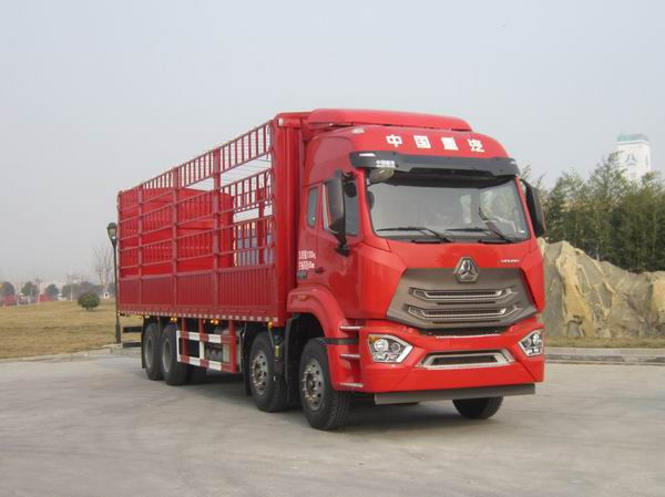 Rood 8x2 Truck Diesel Zware Truck Voertuig 316/429 Paardenkracht 5