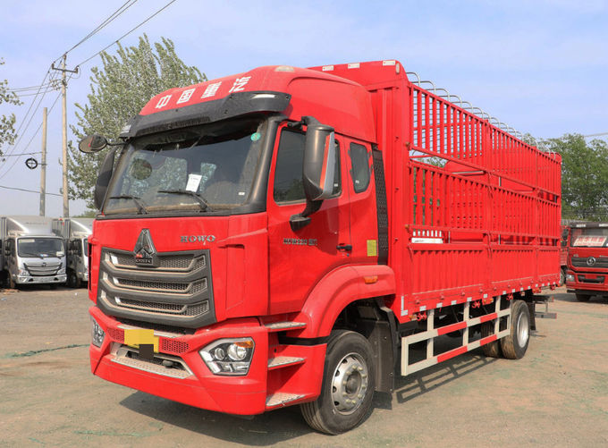 Rood 8x2 Truck Diesel Zware Truck Voertuig 316/429 Paardenkracht 3