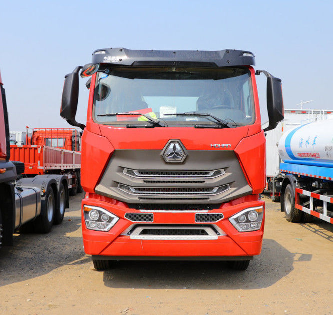 Rood 8x2 Truck Diesel Zware Truck Voertuig 316/429 Paardenkracht 0