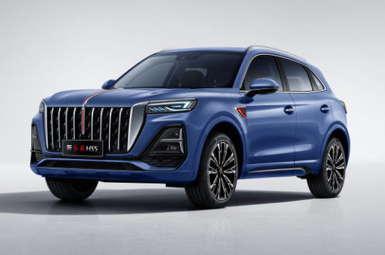Blauw Hongqi Sport Utility Vehicle 185kw 5 zitplaatsen Gasoline Hongqi Suv 5