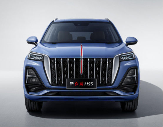 Blauw Hongqi Sport Utility Vehicle 185kw 5 zitplaatsen Gasoline Hongqi Suv 4