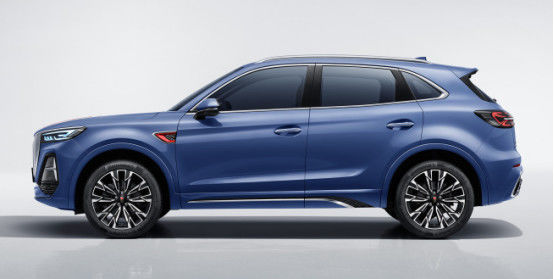 Blauw Hongqi Sport Utility Vehicle 185kw 5 zitplaatsen Gasoline Hongqi Suv 2