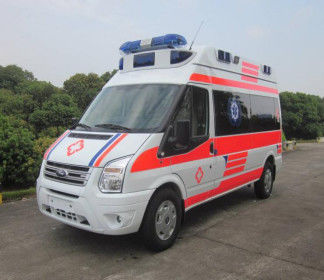 9 zitplaatsen Ford Transit Ambulance 6 zitplaatsen Medi Cal Ambulance Voorste Achterste 4×2 0