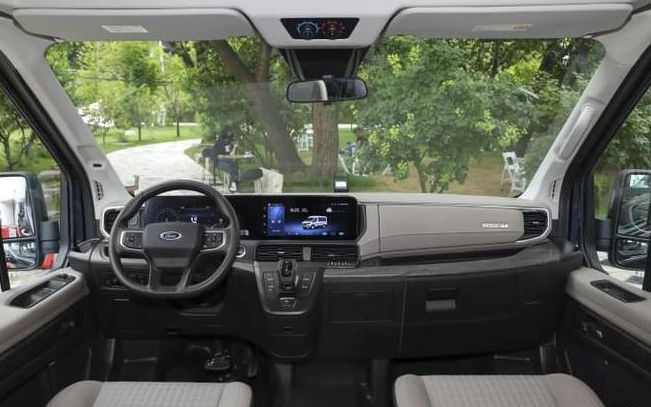 Witte Ford Transit Minibus 15 zitplaatsen Jiangling 10 zitplaatsen Minibus 5