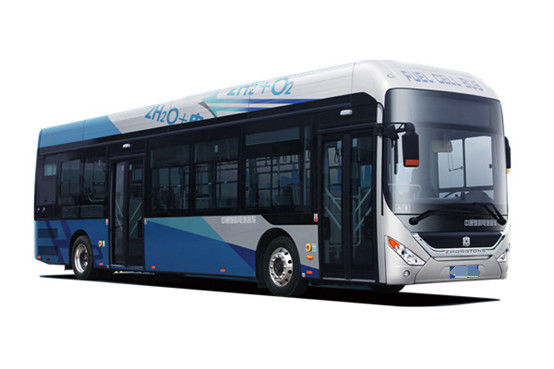 70 zitplaatsen -88 zitplaatsen Ev Coaches 220kW Electric Public Bus Blauw 0