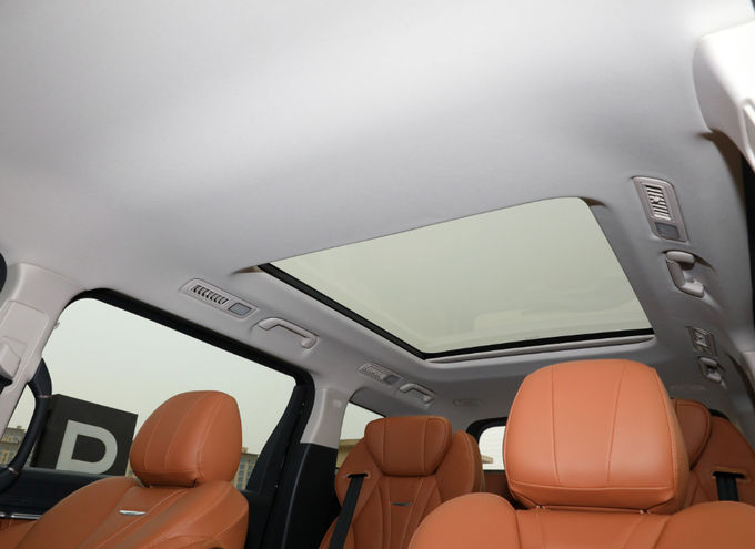 Zwarte Hongqi 7 zitplaatsen Minivan MPV High End Luxe Business Reception Car 13