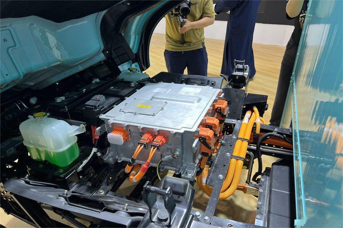 Qingling EVM600 Elektrische vrachtwagens Blauwe volledig elektrische vrachtwagen 4