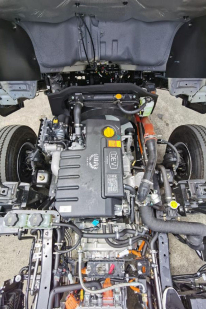 Hybride elektrische vrachtwagen 4x2 Ev vrachtwagen Automatische transmissie 2