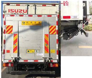 93KW 126HP Geïsoleerde Truck Isuzu Cargo Geïsoleerde Tipper Wit 2