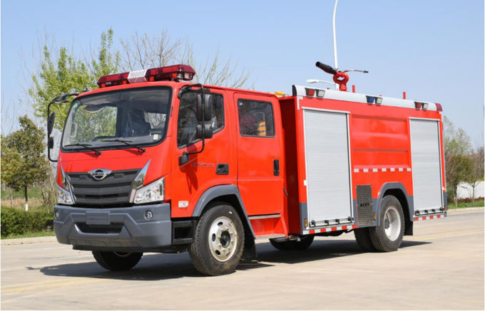RWD 2WD 6×2 brandweer- en reddingswagens Foton watertenk brandweerwagens Diesel 0