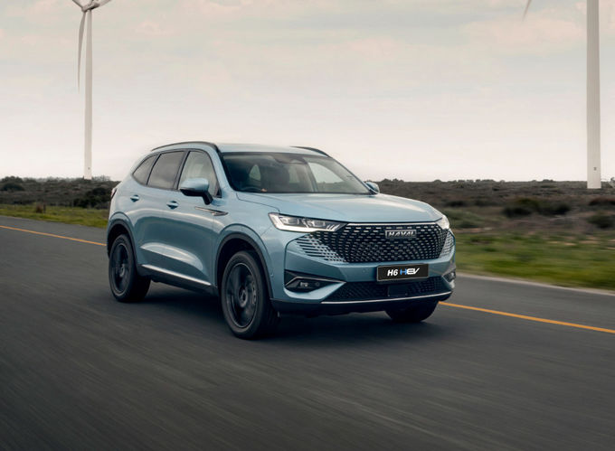 Grote Muur Haval H6 Benzine aangedreven auto's Voorwiel aandrijving Zilver 3