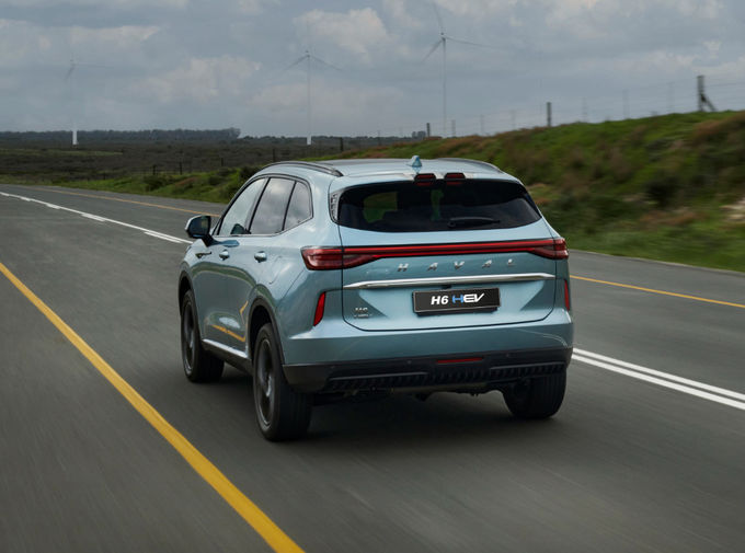 Grote Muur Haval H6 Benzine aangedreven auto's Voorwiel aandrijving Zilver 5