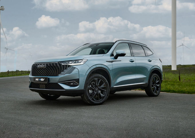 Grote Muur Haval H6 Benzine aangedreven auto's Voorwiel aandrijving Zilver 4