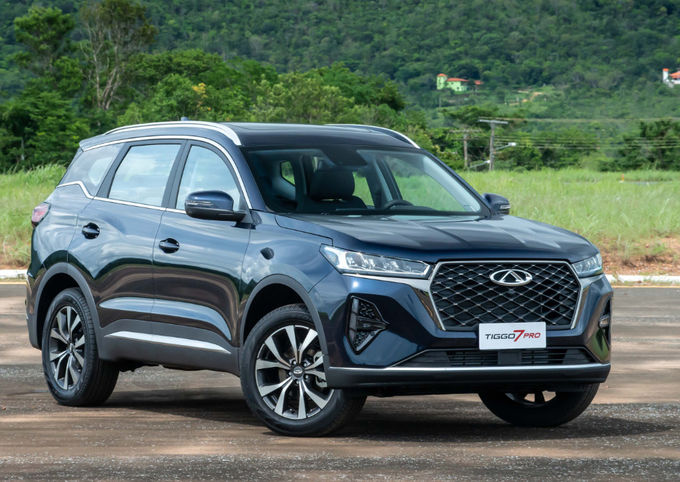 Chery Tiggo 7 benzine aangedreven auto's stads SUV benzine aangedreven auto's 1