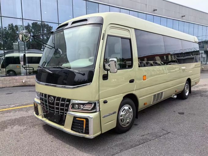 Toyota Coaster 16 zitplaatsen Toeristenbus Business Reception Bus Benzine 4×2 Handgeschakelde transmissie 0