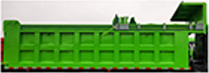 Drieassige Diesel 3 zitplaatsen Dump Cargo Truck Achterste aandrijving 6×4 Handgeschakelde transmissie 2