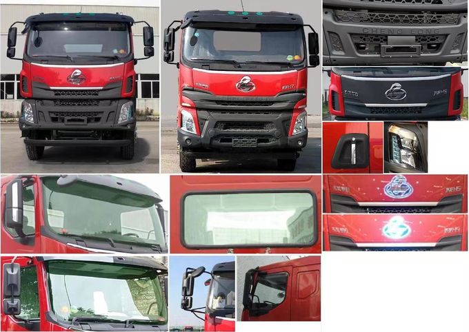 Dongfeng Liuqi 8.5M Drie-assige 3 zitplaatsen Achterwiel aandrijving Dump Truck Handgeschakelde transmissie 2